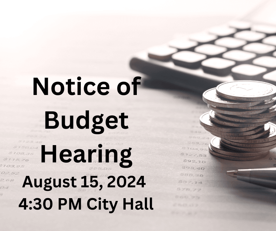 Budget Hearing Notice